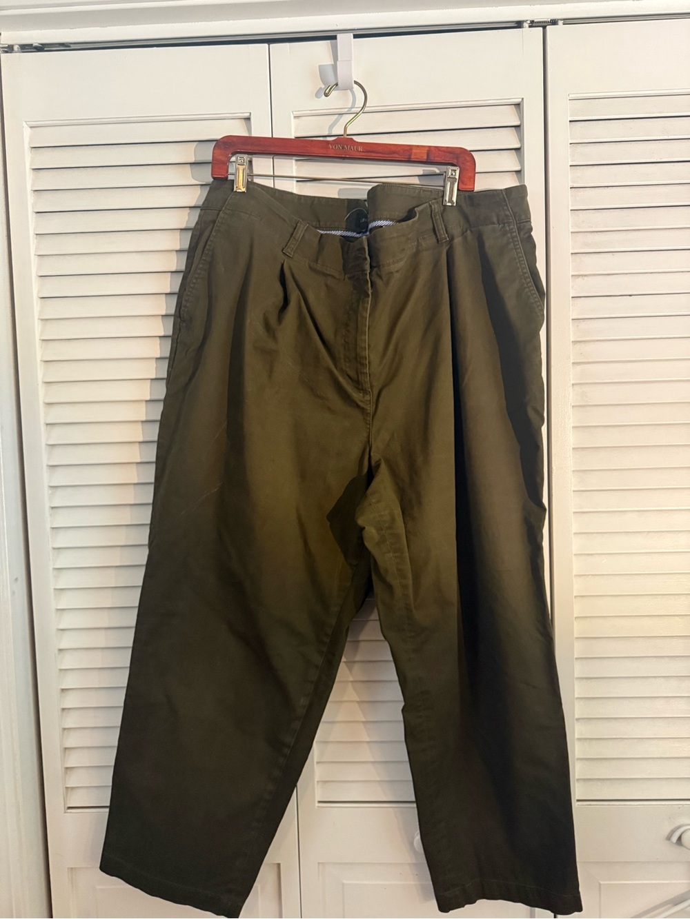 Talbot women Olive Green Chino Pants - Classic Casual size 20